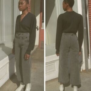 CARON CALLAHAN HANS SAILOR PANTS HIGH WAISTED